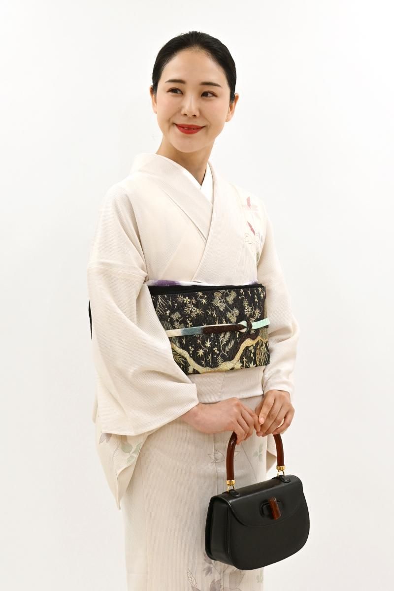 袋帯 六通 紗 道長取 草花 夏帯 24M497f 31日迄！” 【本決算最終プライス】 【単衣・夏帯】 特選工芸