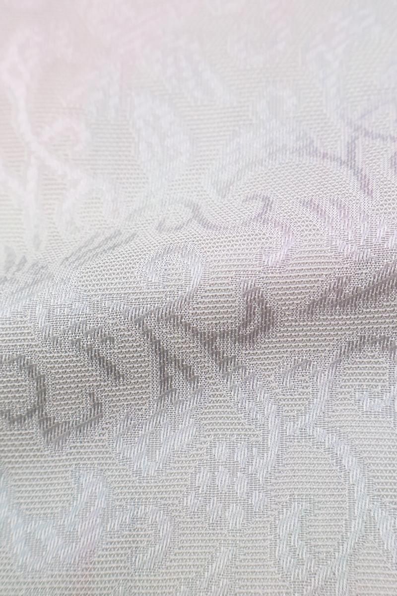 銀座【D-3877】紋紗 小紋 多彩な暈かしに唐草鳳凰の地紋 :身丈156.5/裄