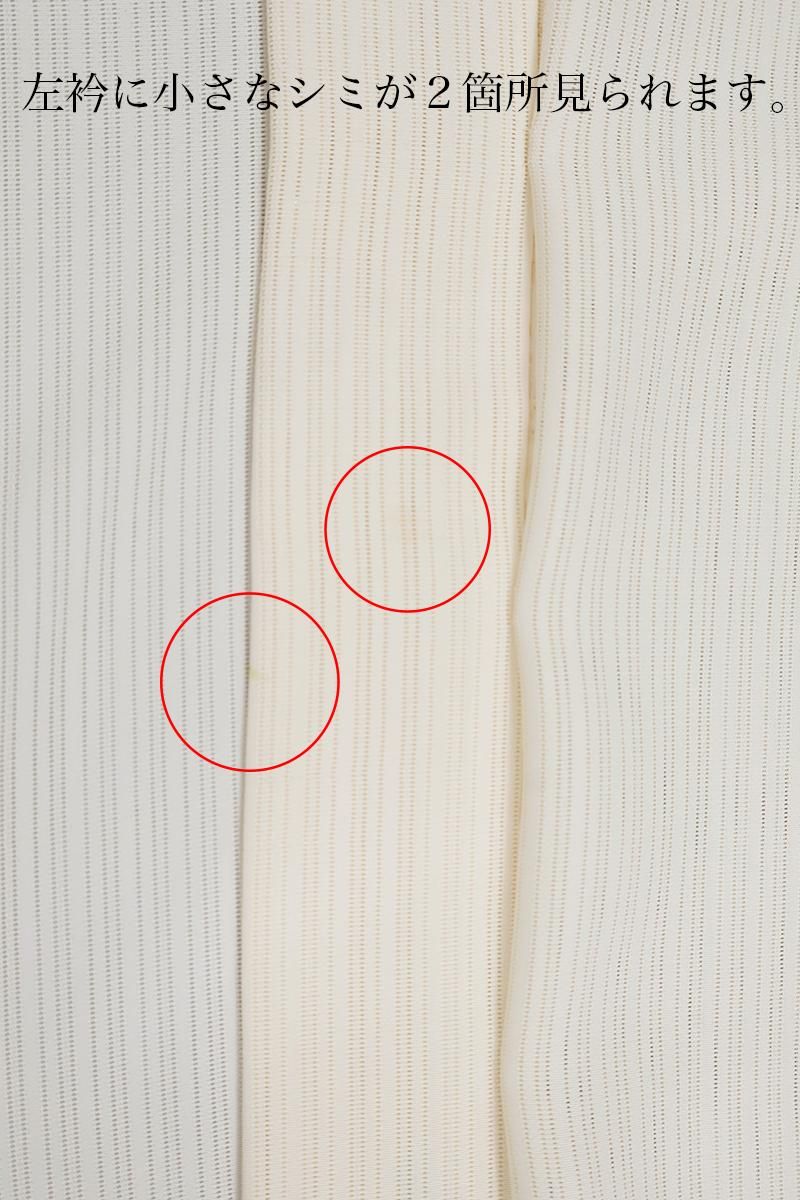 羽織　正絹　抽象模様　楓　着物　081tz 銀座【E-2282】竪絽 羽織 鳥の子色 楓の図 :身丈109.5/裄68 - 銀座