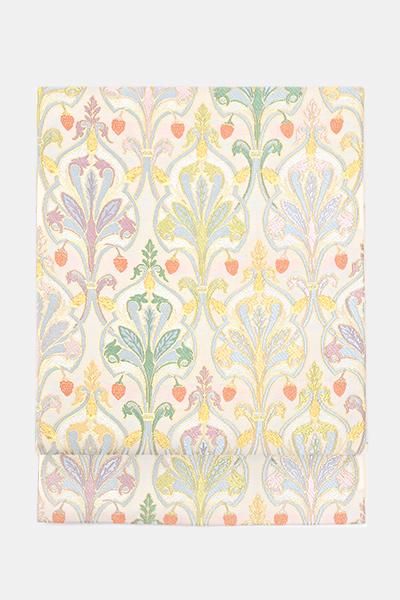 山口美術織物金色稲穂模様 袋帯