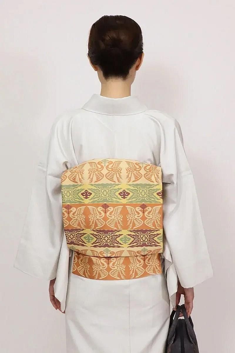 【新品】瑞雲　名古屋帯　銀座越後屋 新品】瑞雲 名古屋帯 銀座越後屋