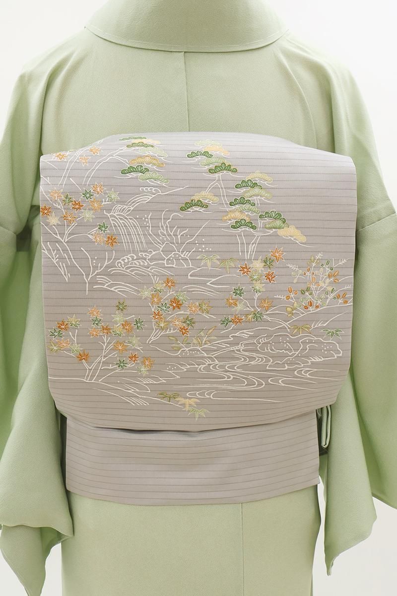 夏帯　袋帯　洒落袋帯　絽　正絹♥美品♥花　植物　草木 夏帯 袋帯 洒落袋帯 絽 正絹♥美品♥花 植物 草木 - メルカリ