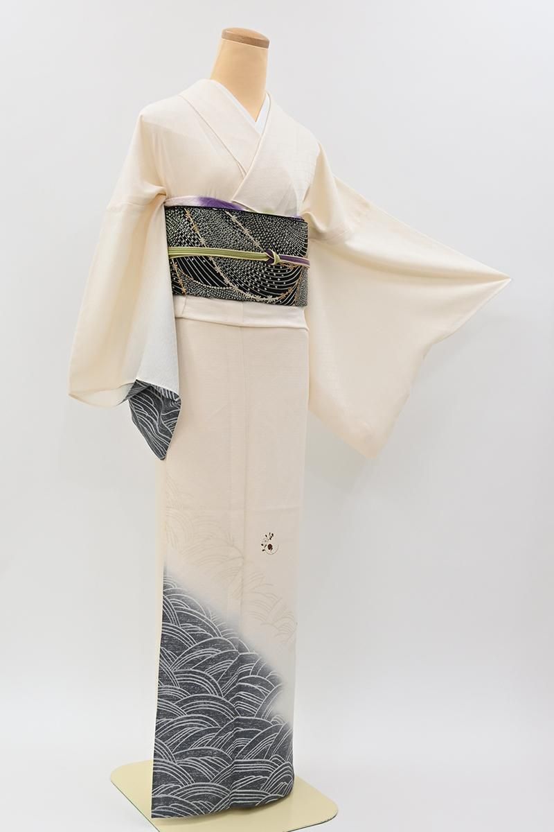 裄７０ｃｍ　【トールサイズの単衣】　きれい色の【友禅染】　新品の訪問着です 裄70cm 【トールサイズの単衣】 きれい色の【友禅染】 新品の訪問