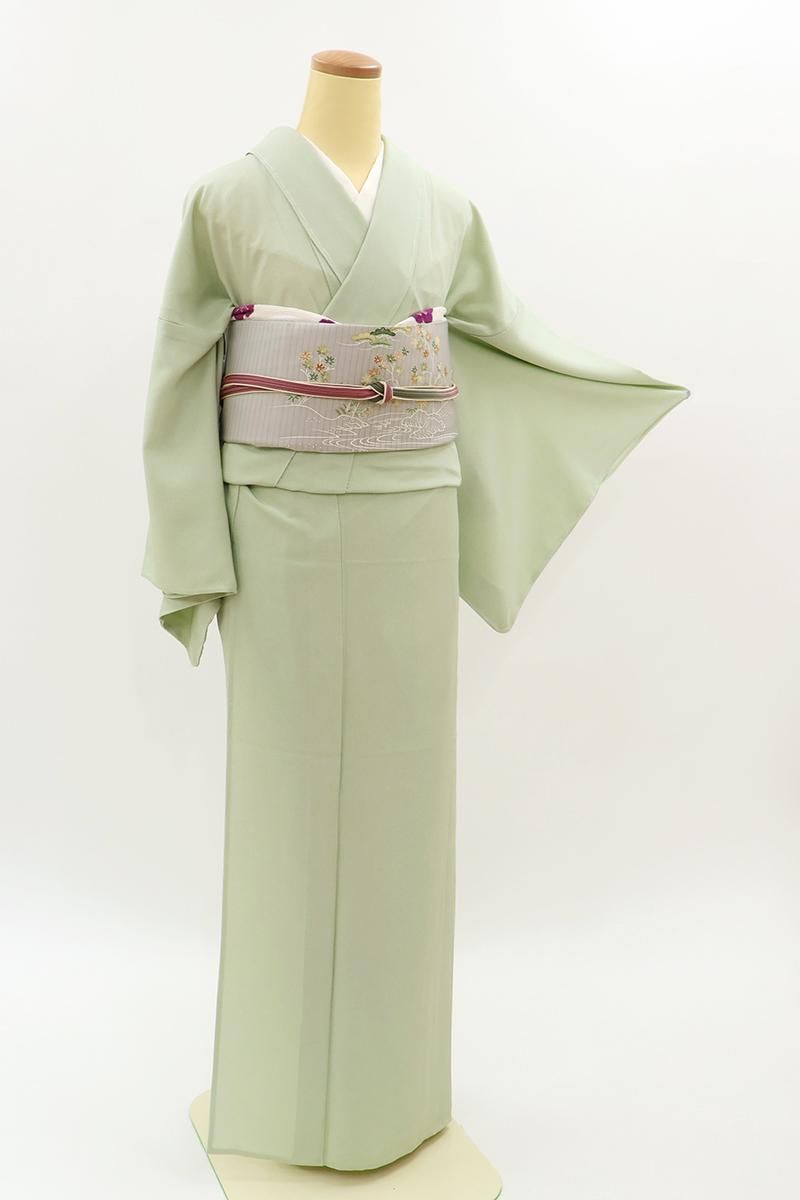 美品！単衣＊夏物＊墨絵風＊夏模様＊生紬＊訪問着＊夏着物＊１６２ｃｍ＊裄６８ 美品！単衣＊夏物＊墨絵風＊夏模様＊生紬＊訪問着＊夏着物