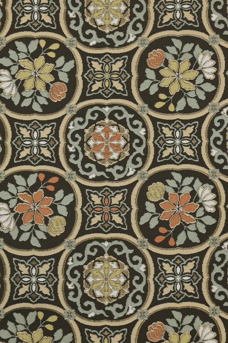 美品　産經　産経　会社年鑑　人物年鑑　第23版　4冊セット 銀座【L-8362】西陣 川島織物製 本袋帯 千歳茶色 木瓜繋ぎ文