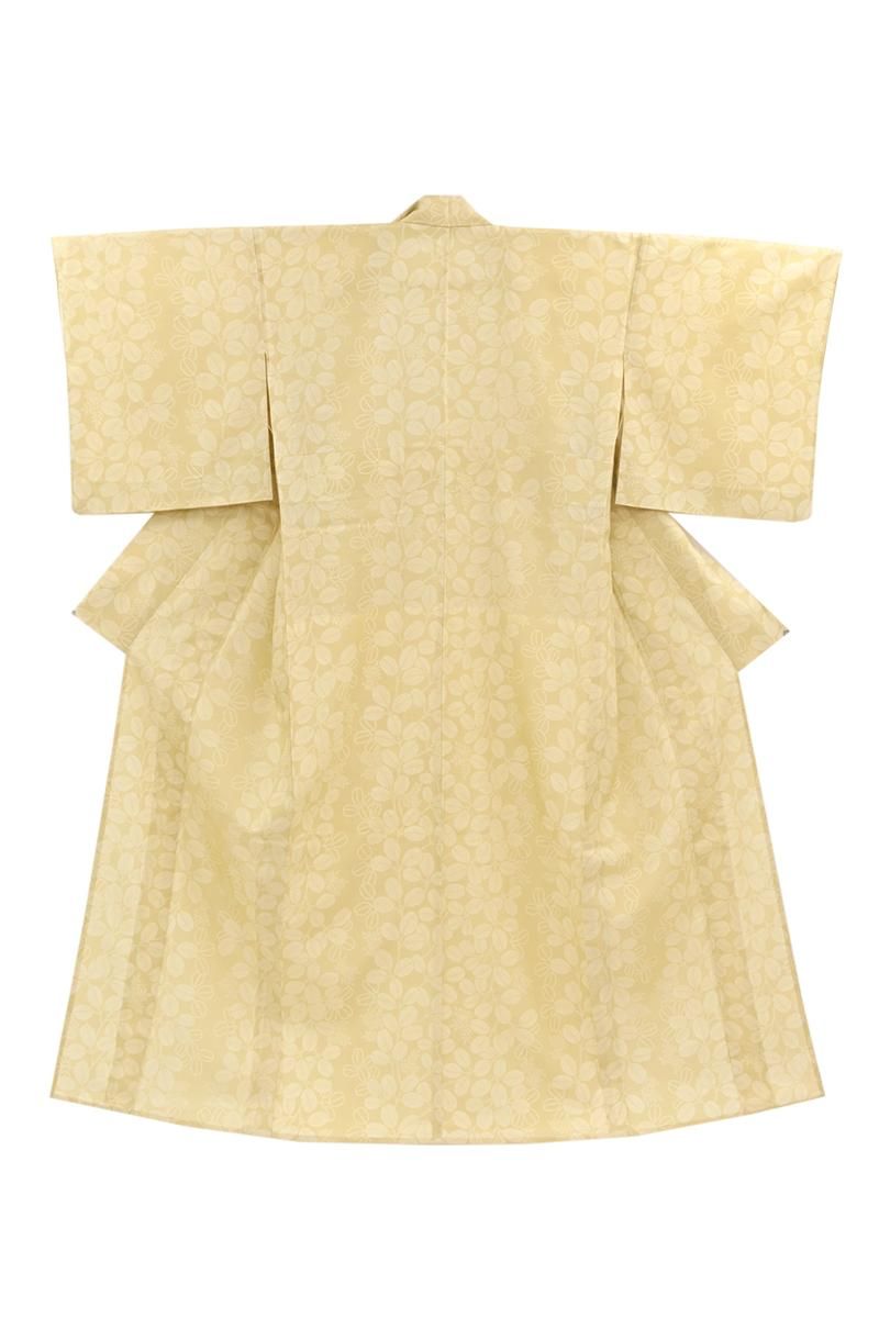 ※アッシュページ：A-1216 夏小紋着物 正絹 霞取り 組紐【未使用品】 アッシュ様専用ページ：A-1216 夏小紋着物 正絹 霞取り 組紐【未