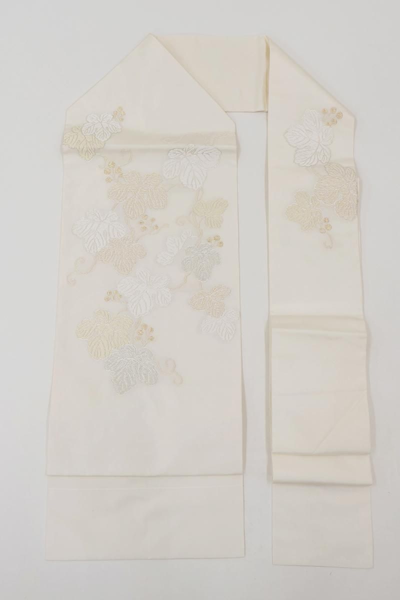葡萄と葉の織帯　名古屋帯　202507036 葡萄と葉の織帯 名古屋帯 202507036 - メルカリ