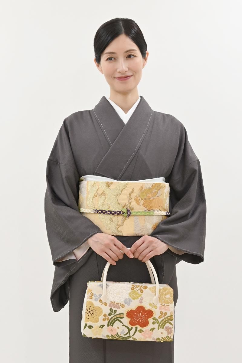 銀座【L-8379】袋帯 薄香色 海賦文 - 銀座きもの青木｜長く大切に着