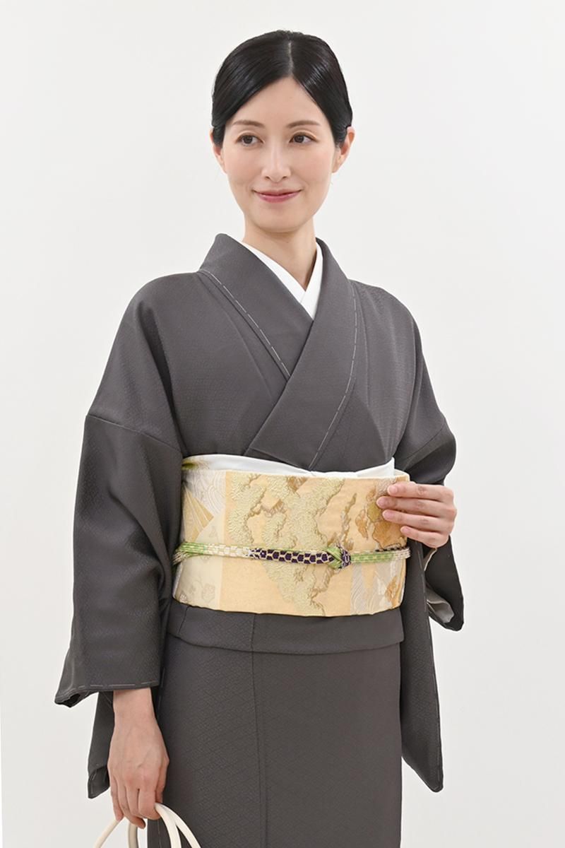 銀座【L-8379】袋帯 薄香色 海賦文 - 銀座きもの青木｜長く大切に着