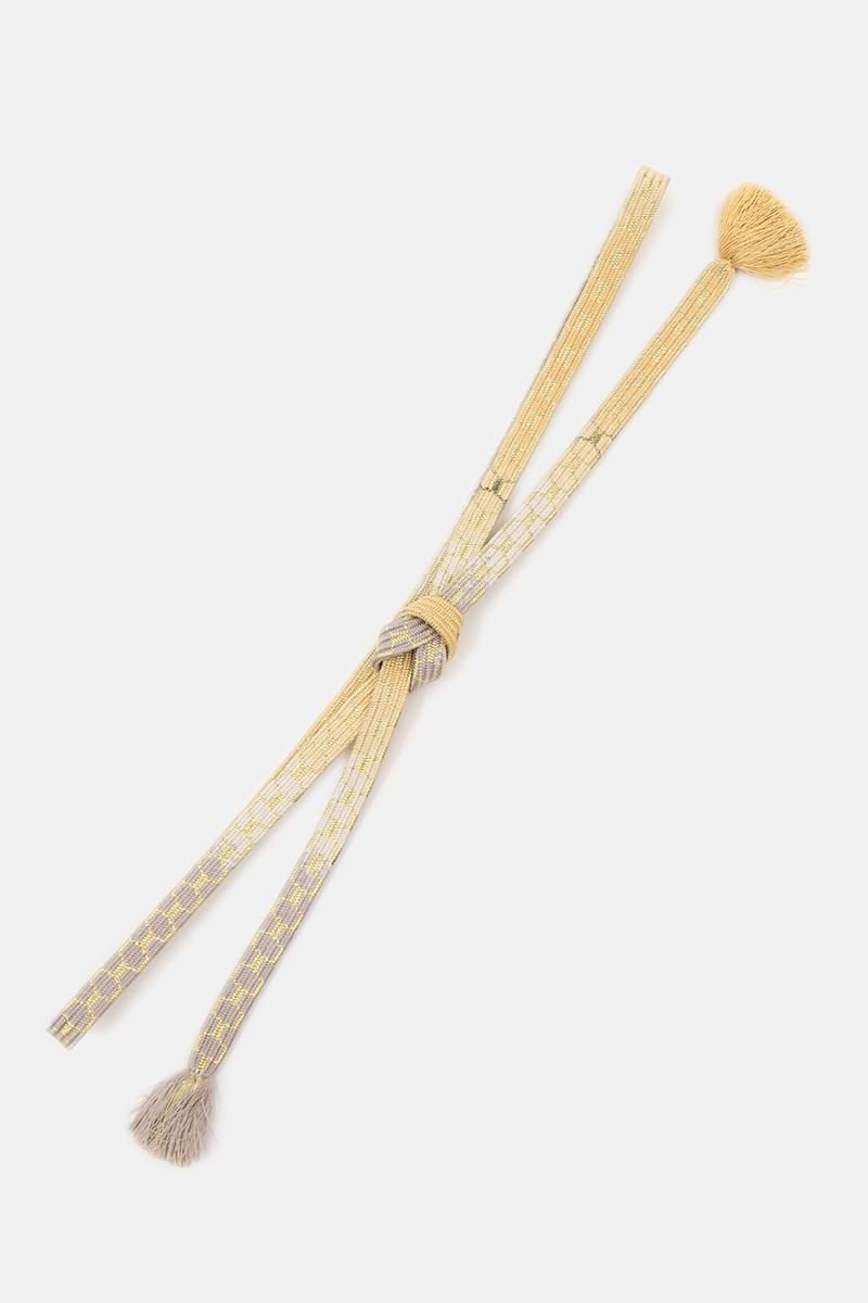 銀座【G-3330】道明 帯締め 亀甲組 段染 桑色×薄色 - 銀座きもの青木