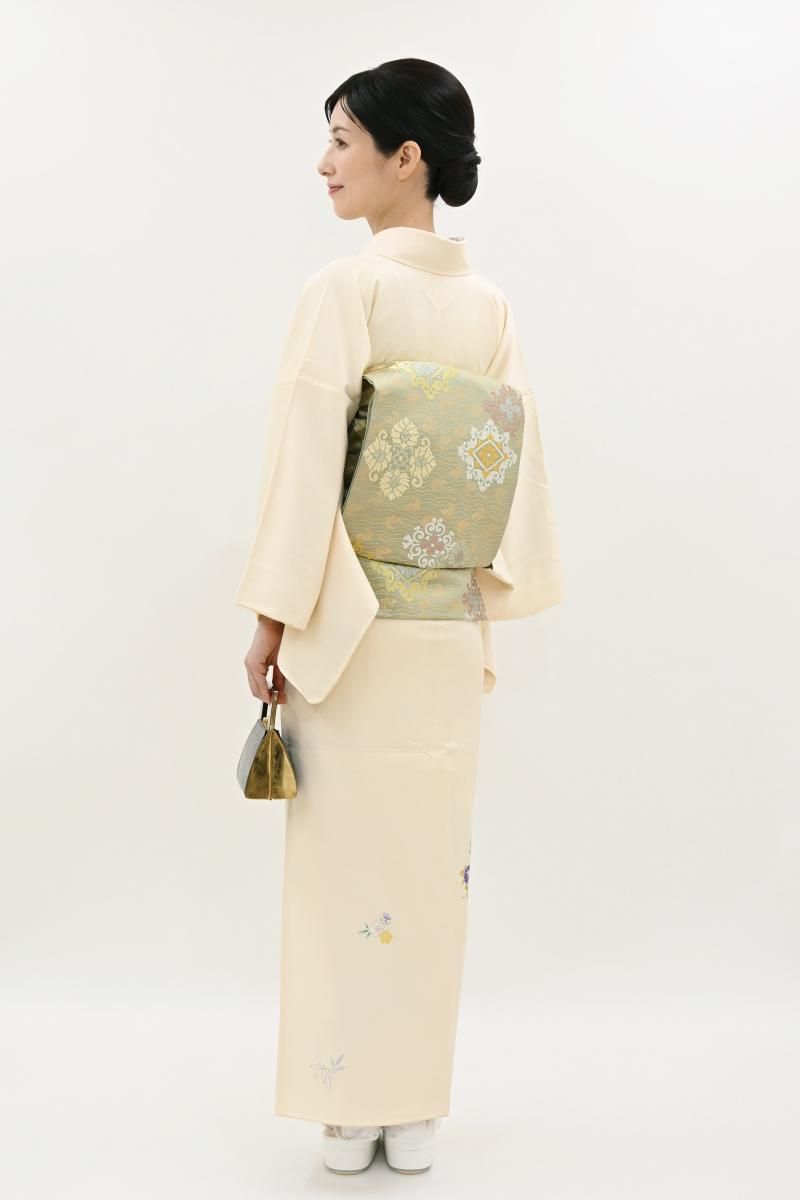 LULU81 着物 付け下げ 袷 ボタニカル柄 ベージュ 鳥 楽天市場】 レディース > 着物 : きものセレクトショップkirakukai