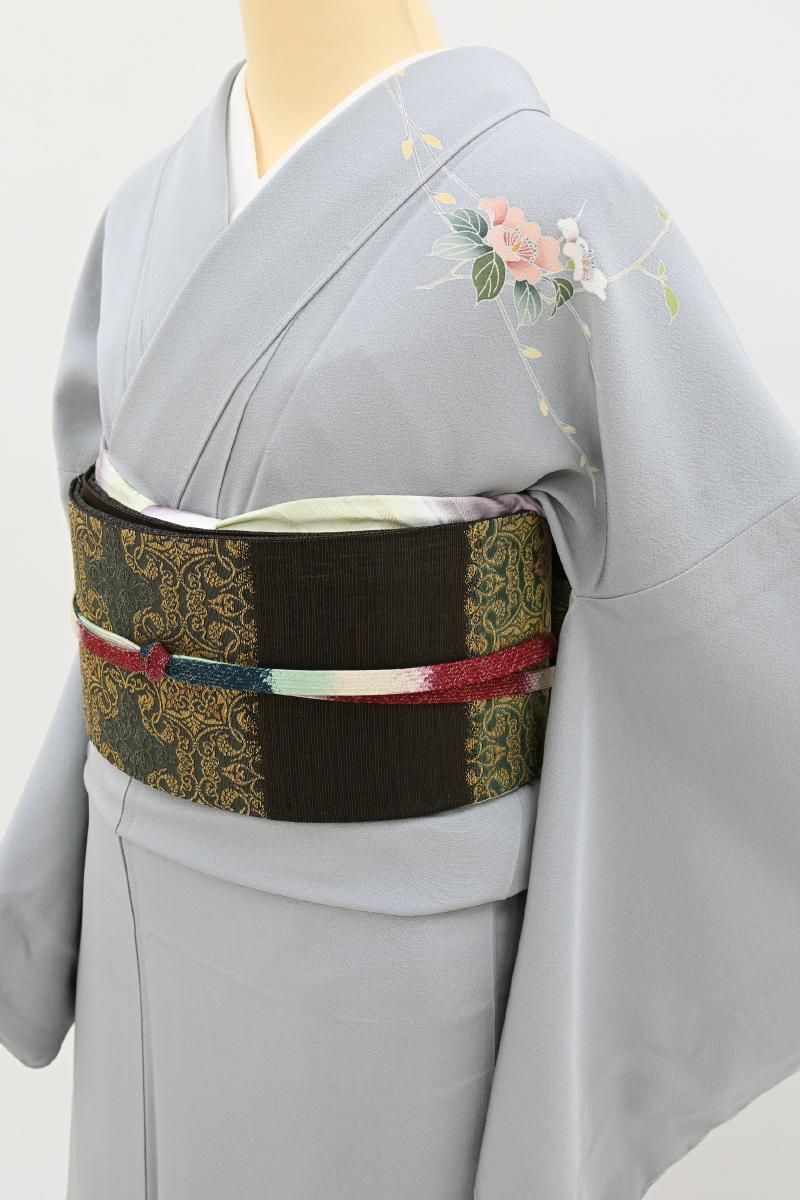 R2JLB きしや　変わり絽 水浅葱色　作家もの　夏の名品　銀座のお誂え R2JLB きしや 変わり絽 水浅葱色 作家もの 夏の名品 銀座のお