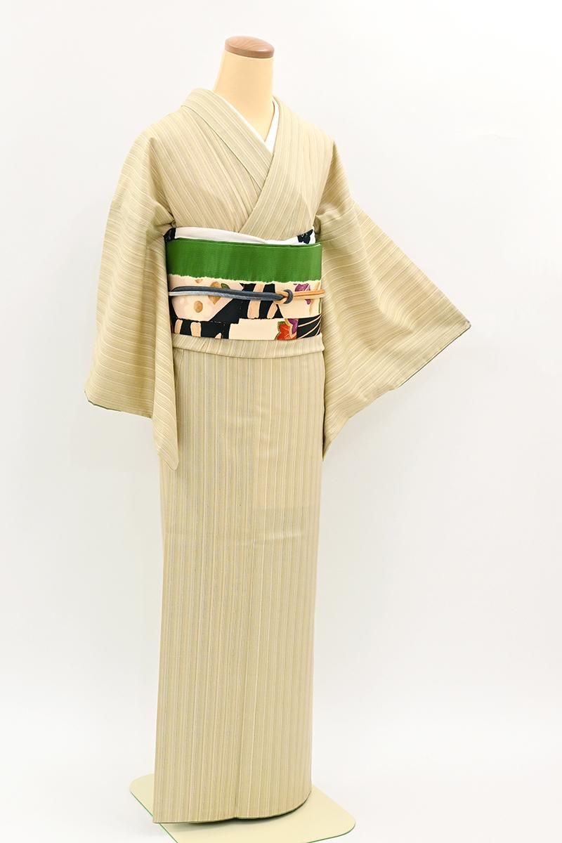 紅花紬・単衣の着物・着物単品 楽天市場】単衣 着物 紅花紬 よねざわ新田 草木染 紅花染 新田間