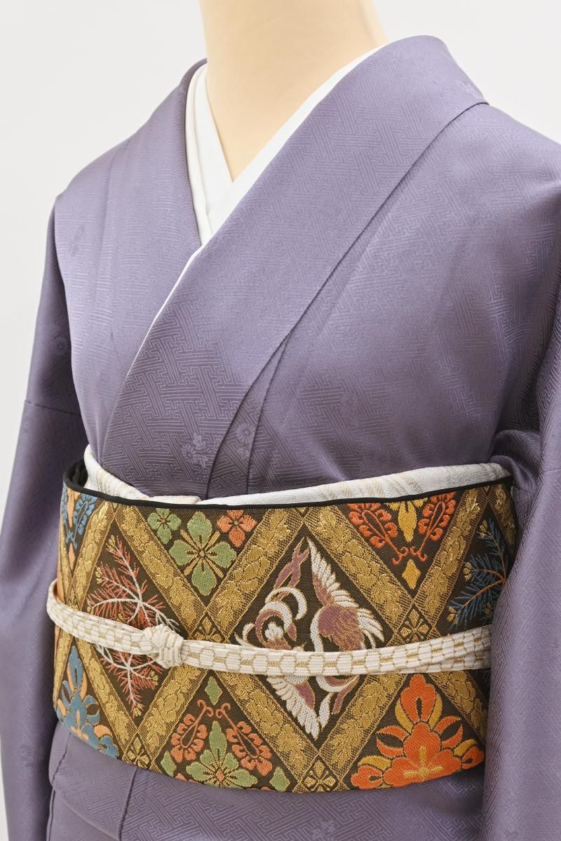 期間限定大幅値下げ　スリーシーズン　西陣紗織袋帯　東京江戸紅型染　綿芯御仕立付② 楽天市場】着物だいやす 199□袋帯□西陣織 佐々木染織 辻が花文