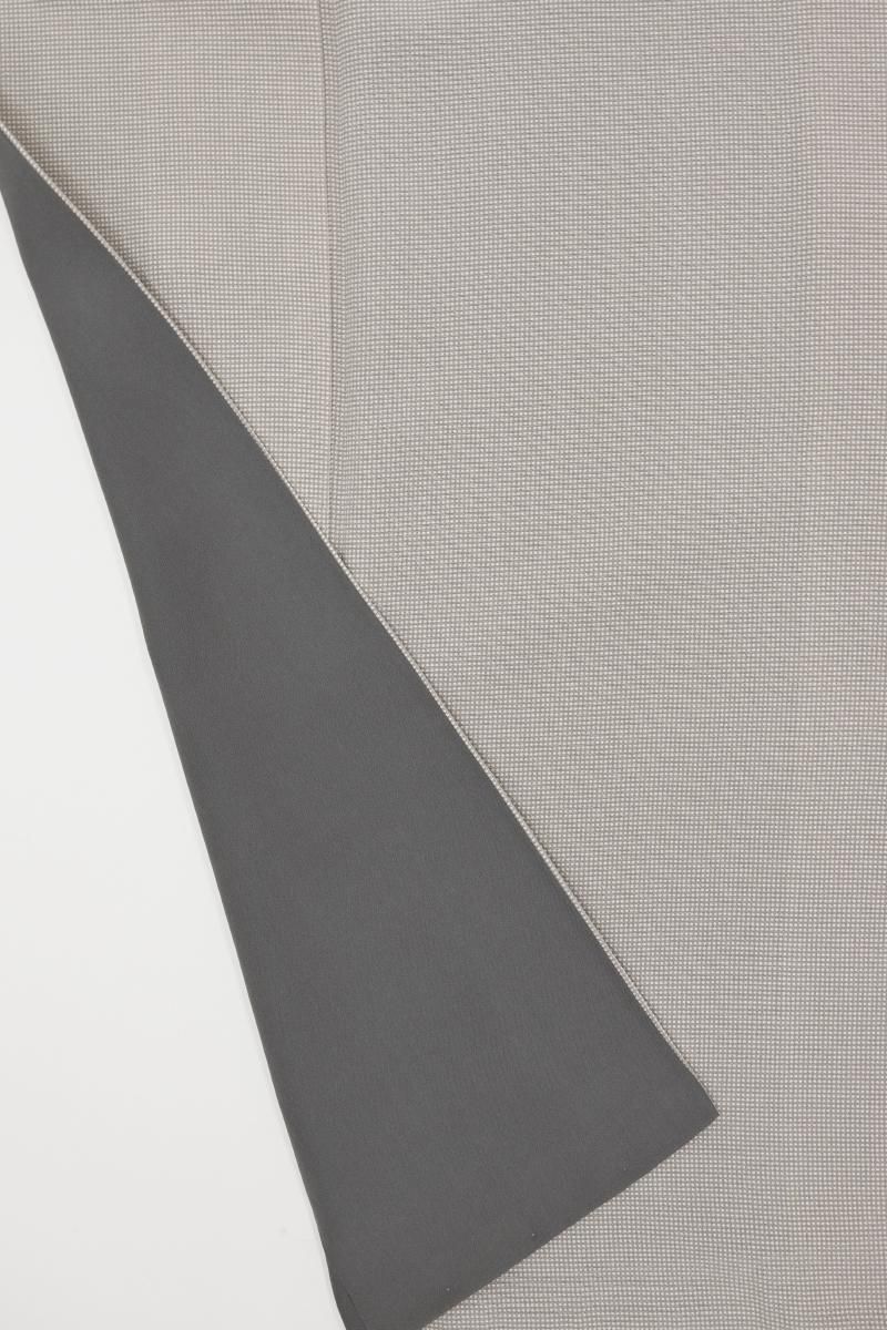 銀座【C-3309】江戸小紋 灰色 角通し :身丈162/裄67.5 - 銀座きもの