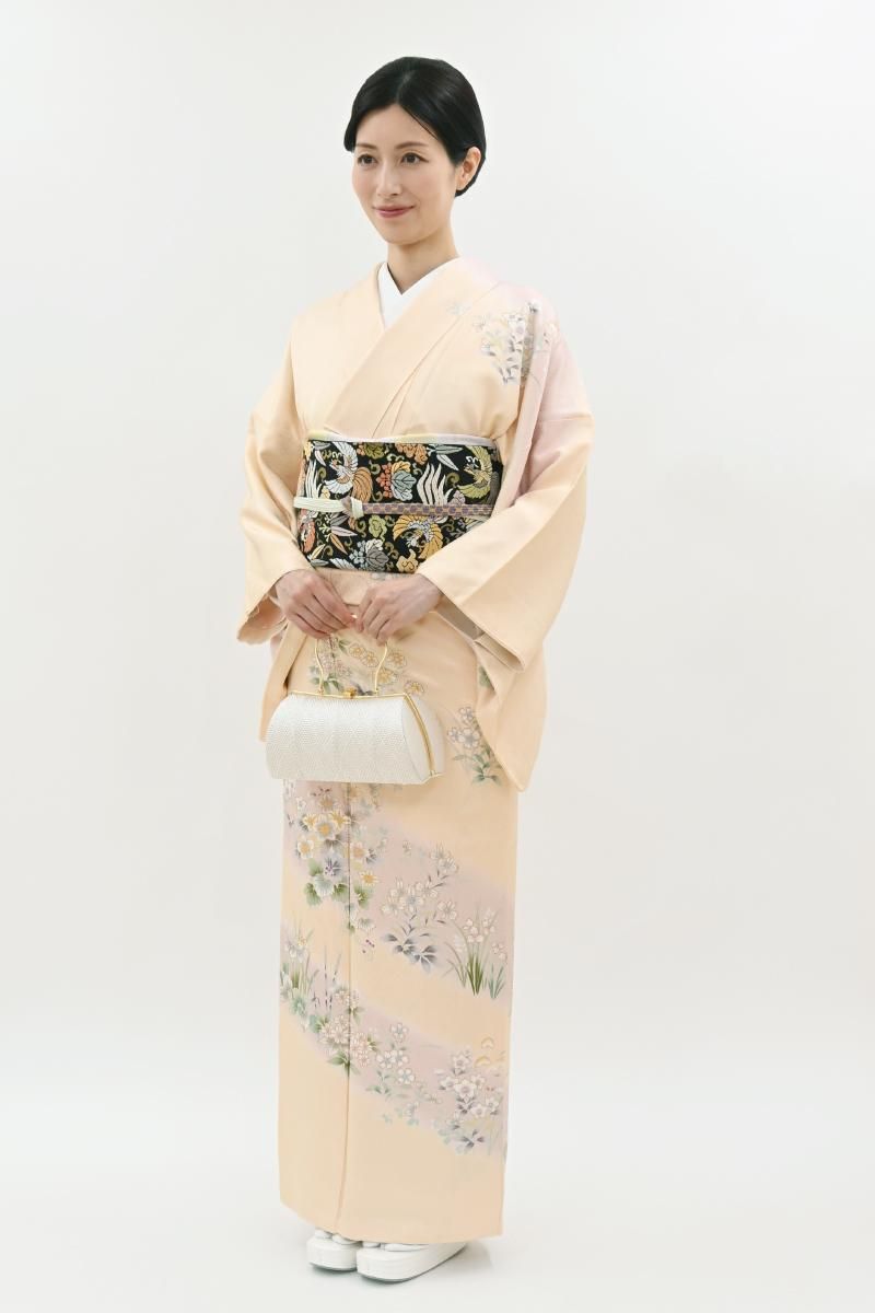 A160愛華 着物 小紋　花柄　金彩　鳥　正絹　美品 188559551_o4.jpg?