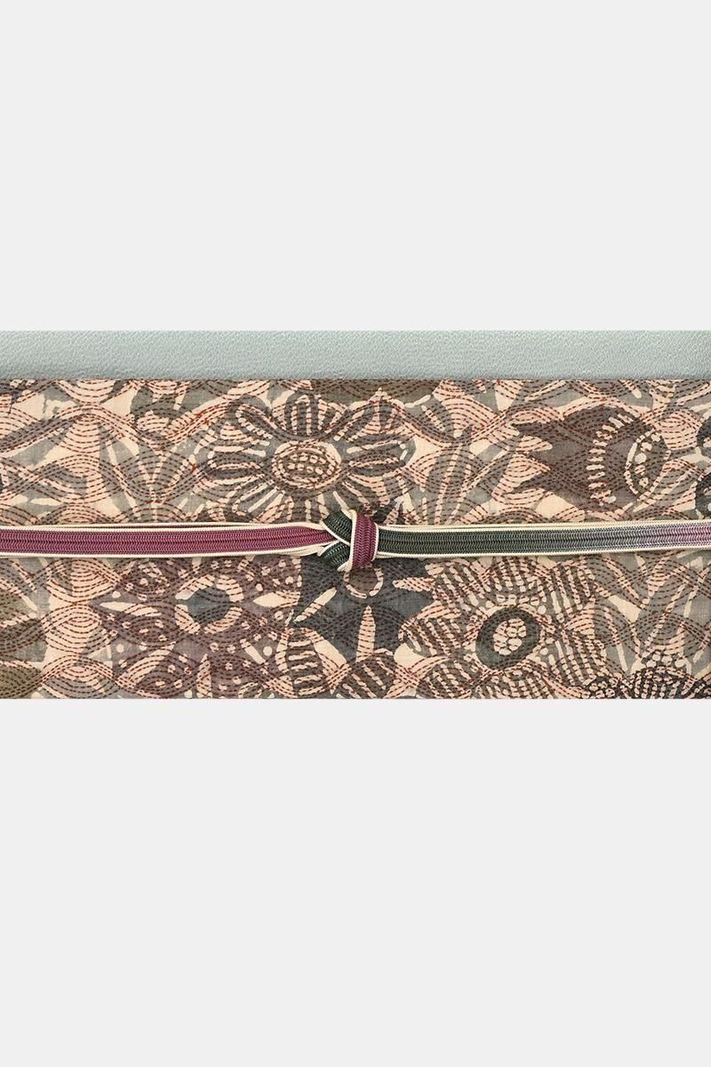 銀座【帯5782】津田千枝子作 染名古屋帯（畳紙付） - 銀座きもの青木