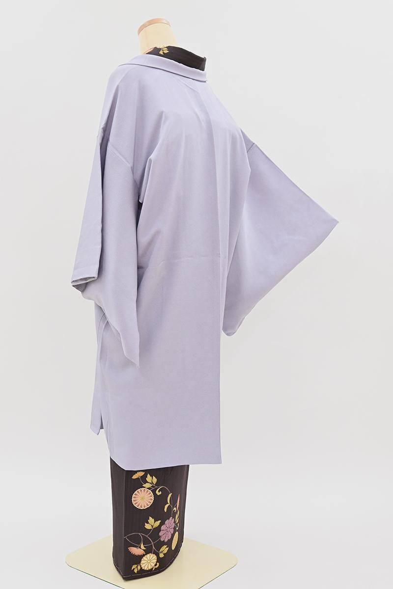 銀座【E-2334】羽織 藤鼠色 鮫（反端付）（N）:身丈100/裄68.5 - 銀座