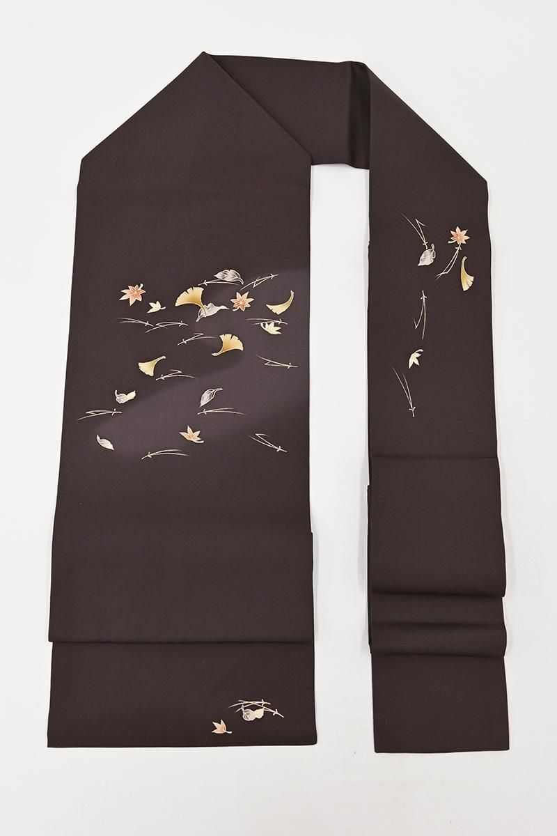 竜宮舞をんな 花魁 俎板帯『黒地慶熨斗ニ桐紋帯』 竜宮舞をんな 花魁衣装 俎板帯吹綿入り合わせセット 和装小物