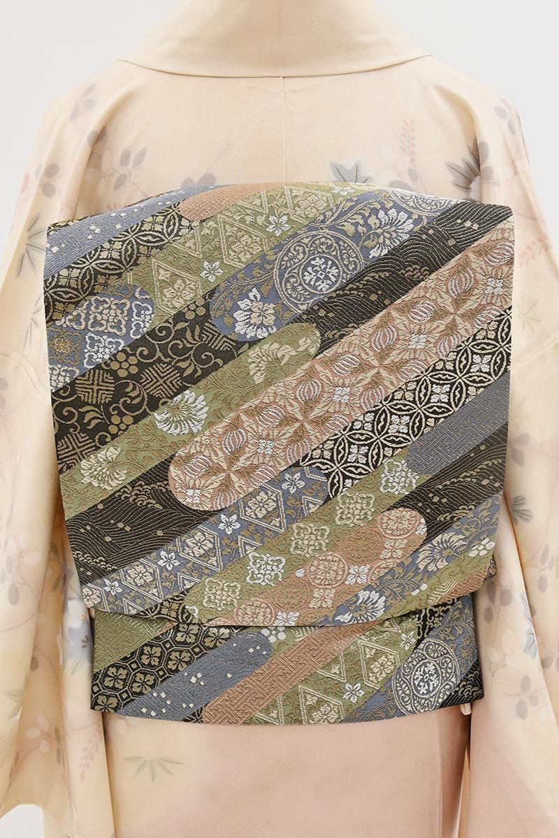 茶色の絹製袋帯 商品検索 - 銀座きもの青木｜長く大切に着続けて頂きたい上質な