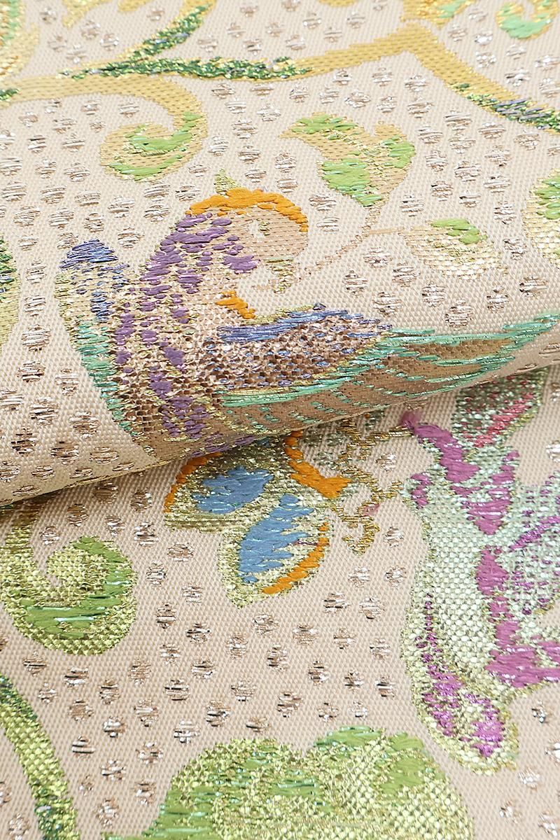 銀座【帯5802】龍村平蔵製 本袋帯 銘「鏡背文」 - 銀座きもの青木