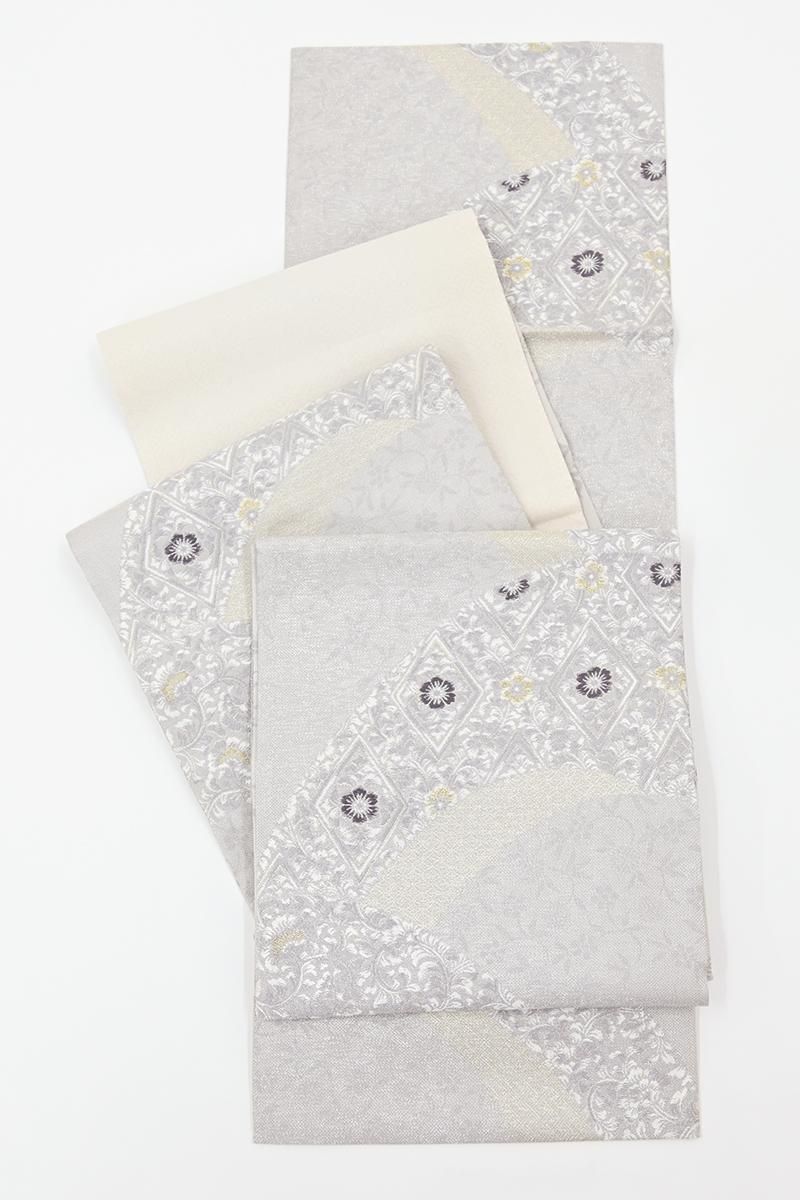 銀座【L-8508】袋帯 淡い薄色 唐花文 - 銀座きもの青木｜長く大切に着