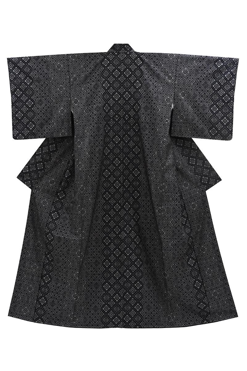 ☺*︎様 未使用近い　美品　単衣　紬　小紋　フルセット　身丈153 裄丈64 紬・お召 - 銀座きもの青木｜長く大切に着続けて頂きたい上質な着物や