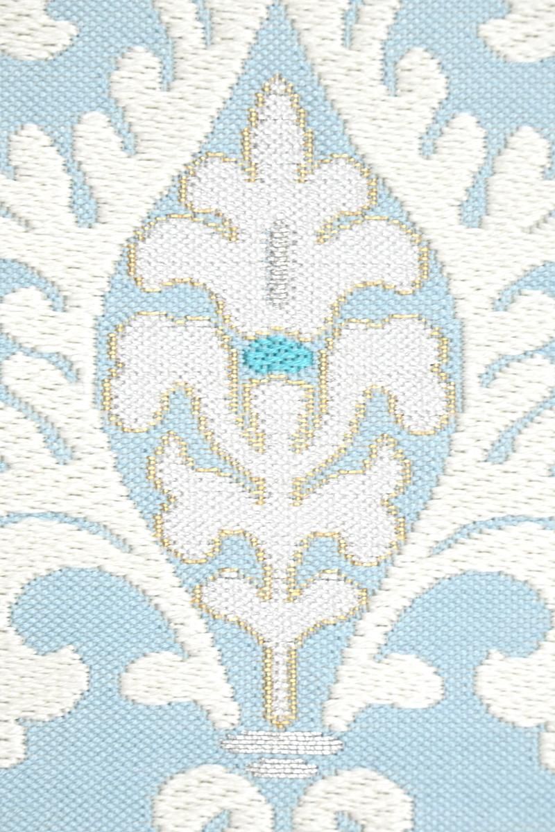 銀座【帯5822】西陣 織楽浅野製 織名古屋帯「イタリー紋章」（新品