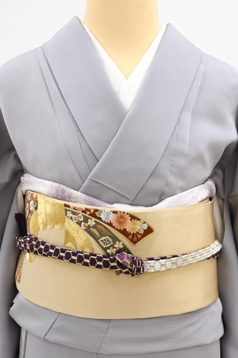 銀座【L-8573】刺繍 袋帯 金色 束ね熨斗文 - 銀座きもの青木｜長く大切