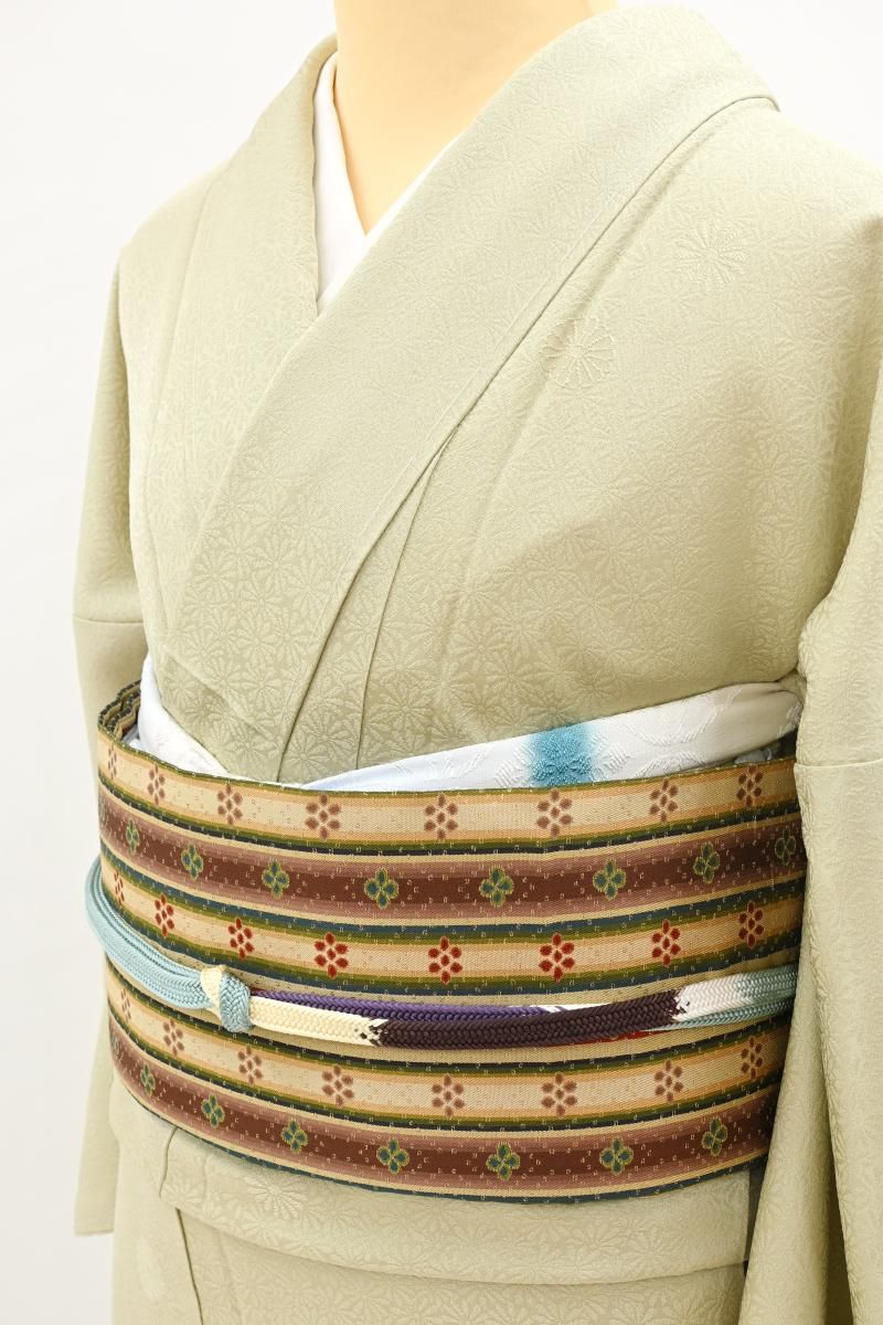 和風デザイン　 帯掛け　西陣帯地使用　衣桁　橦木　什器 和風デザイン 帯掛け 西陣帯地使用 衣桁 橦木 什器