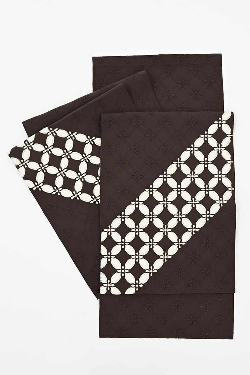 西陣織 七宝繋ぎ文 端切れ 額装 No.2 西陣織 七宝繋ぎ文 端切れ 額装 No.2 アンティーク雑貨 - APOLLO-INST