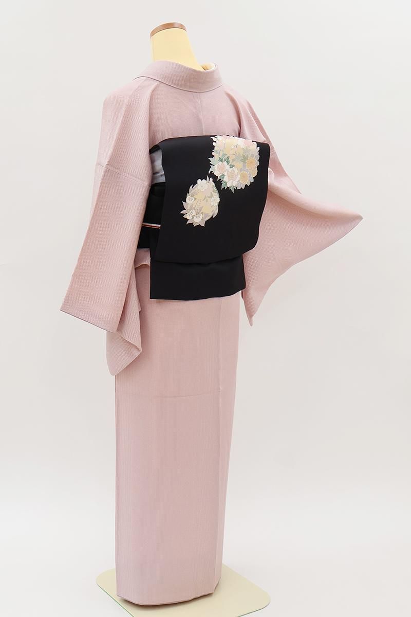 銀座【C-3384】善之助 江戸小紋 聴色 角通し（落款入・反端付） :身丈