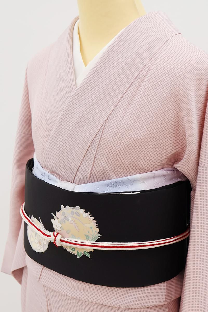 銀座【C-3384】善之助 江戸小紋 聴色 角通し（落款入・反端付） :身丈