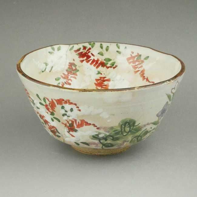 雲糸作品　大皿　〈京焼〉東山堂　　（清水焼) 雲糸作品 大皿 〈京焼〉東山堂 （清水焼)