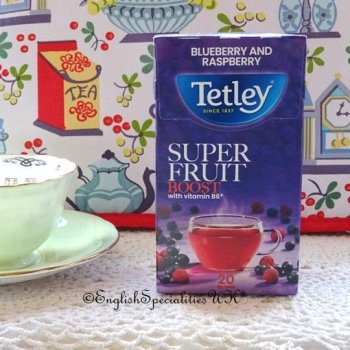 TetleyBoost Super Fruits Blueberry & Raspberry Tea Bags<br>ƥȥ꡼ ѡե롼 ֥롼٥꡼饺٥꡼ƥ