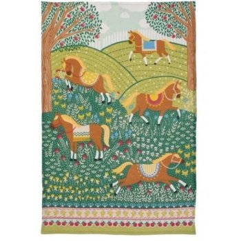 【Ulster Weavers】HILLS & TAILS Linen Tea Towel<br>アルスターウィーバー　ヒルズ＆テイルズ リネンティータオル 