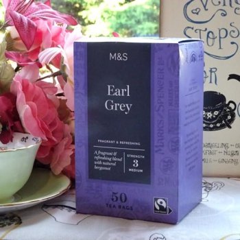 【M&S】Fairtrade Earl Grey 50 Teabags<br>マークス＆スペンサー アールグレイ：50ティーバッグ