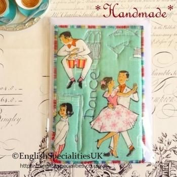 *ϥɥᥤ* ۤΥݥȥ - <br> *HANDMADE* Fabric Post Card  - Dance