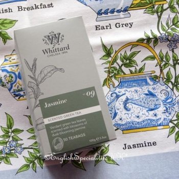 【Whittard】Jasmine Teabags<br>ウィッタード　ジャスミンティー  50ティーバッグ