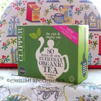 【Clipper】 Organic Tea<br>クリッパー　オーガニック　紅茶　: 80ティーバッグ