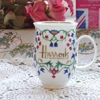 【Harrods】 Vintage Mug Cup<BR>ハロッズヴィンテージ マグカップ