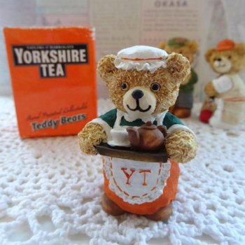 Yorkshire Tea Vintage Teddy Bear Ornament  Aunt Betty<br>衼㡼ƥ ơ ƥǥ٥ ʥ ȥ٥ƥ