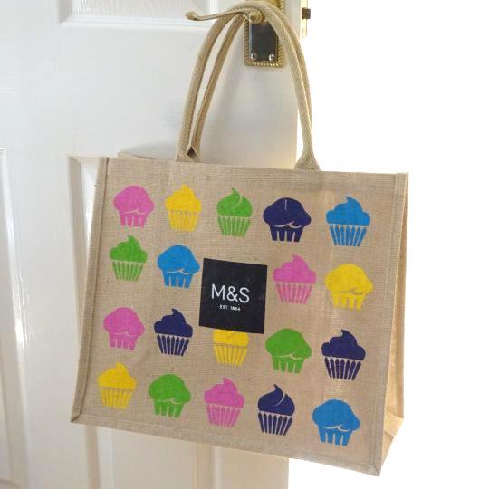 M&S Cupcake Jute Eco Bag<br>ޡڥ󥵡  åץ 塼ȹݥХå