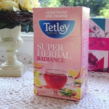 【Tetley】 Super Herbal Honeybush & Orange Infusion Tea<br>テトリー スーパーハーブ ハニーブッシュ＆オレンジ ハーブインフュージョン ティー