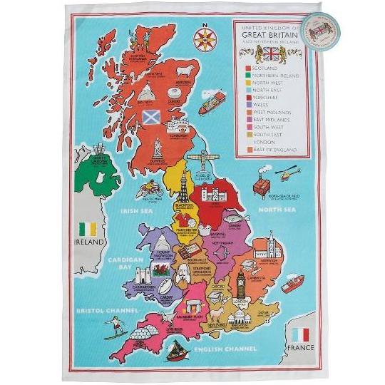 <img class='new_mark_img1' src='https://img.shop-pro.jp/img/new/icons20.gif' style='border:none;display:inline;margin:0px;padding:0px;width:auto;' />Sale!dotcomgiftshop British School Map TEA TOWEL<br> ֥ƥå塡ޥåסƥ