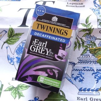 【Twinings】 Earl Grey Tea DECAF<br>トワイニング　アールグレイ　**ディカフェ** ：40ティーパック