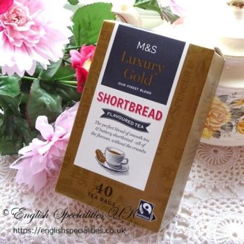 M&S Shortbread Flavoured Teabags<br>ޡڥ󥵡  硼ȥ֥åɥե졼СƥХå
