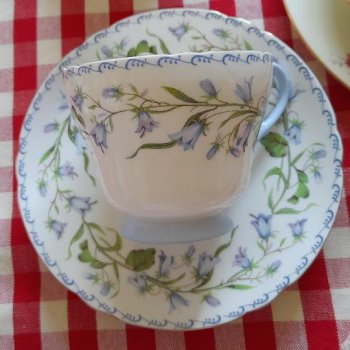 <img class='new_mark_img1' src='https://img.shop-pro.jp/img/new/icons15.gif' style='border:none;display:inline;margin:0px;padding:0px;width:auto;' />ShelleyۡVintage Harebell Cup & Saucer <br>꡼  *ơ* إ٥ åס