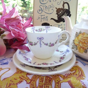 Collingwood*Antique* Purple Ribbon Trio<br>󥦥åɡƥѡץܥ ȥꥪ 