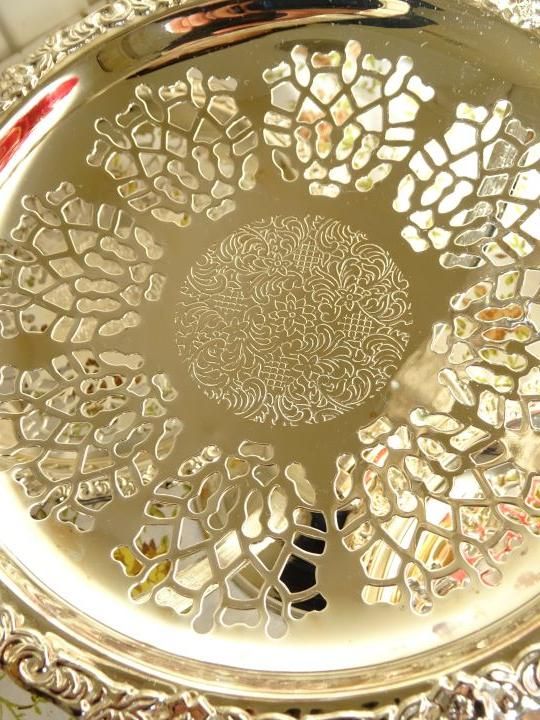 クイーンアン ヴィンテージ シルバープレートテッド 折りたたみ